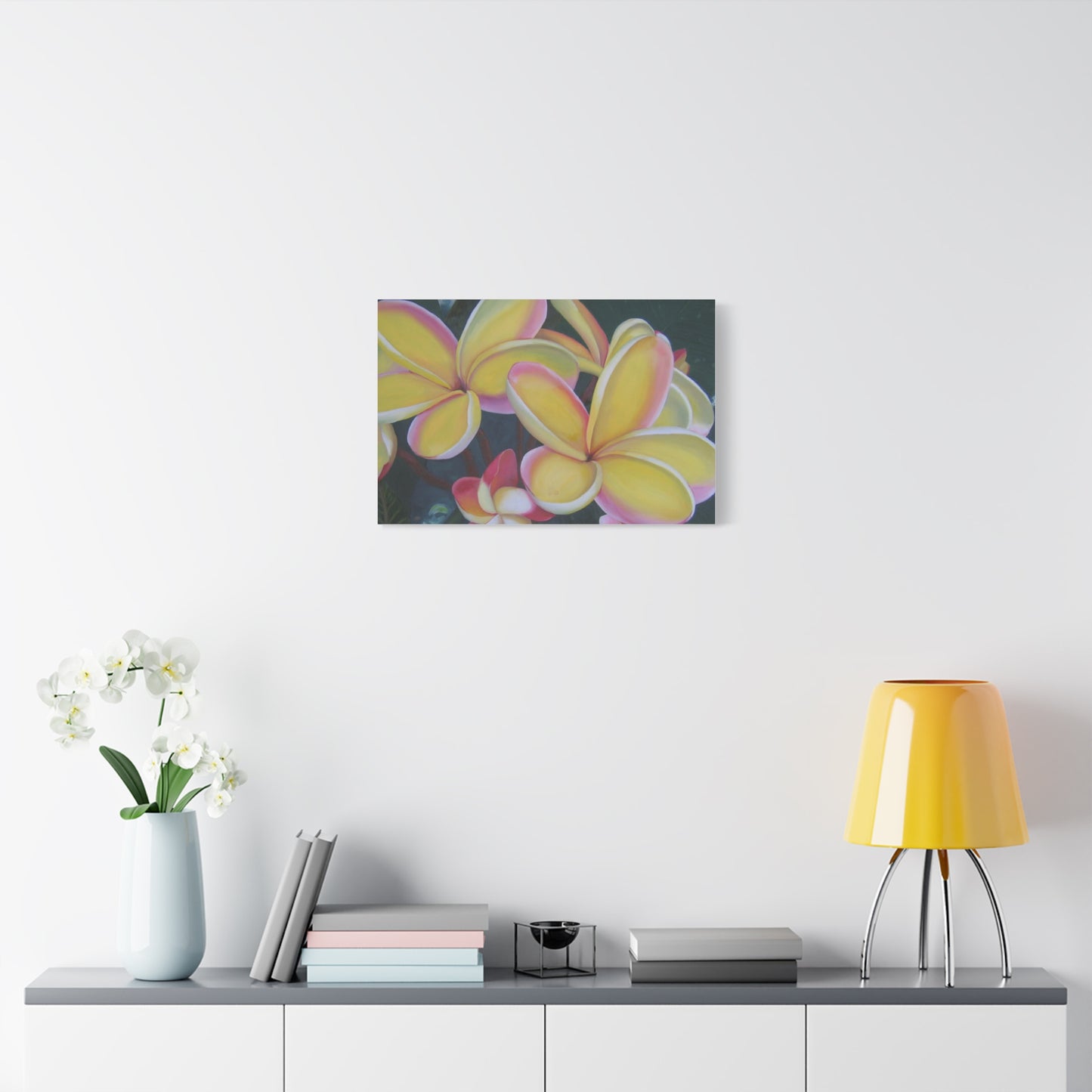 Plumeria:  Canvas Wall Art, Tropical Home Decor, Spring Decoration, Perfect Gift for Art Lovers, Floral Wall Decor