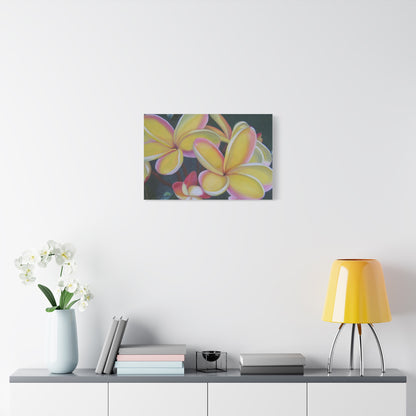 Plumeria:  Canvas Wall Art, Tropical Home Decor, Spring Decoration, Perfect Gift for Art Lovers, Floral Wall Decor