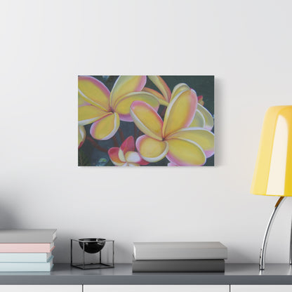 Plumeria:  Canvas Wall Art, Tropical Home Decor, Spring Decoration, Perfect Gift for Art Lovers, Floral Wall Decor