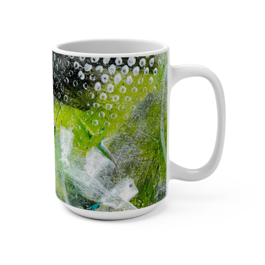 Down the Garden Path mug urges you to get in touch with nature! Art Mug, Colorful Coffee Cup, Gift for Flower Lovers, Home Decor, Spring Celebration...