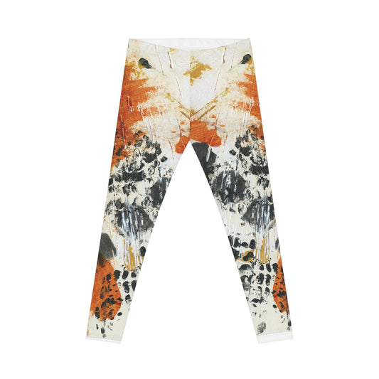 Autumn Chaos: Leggings with print by Edie's Arts