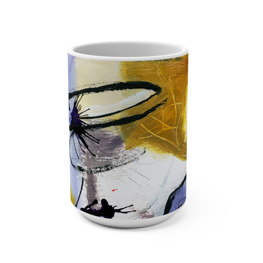 Lily Pad Art Mug, Colorful Coffee Cup, Gift for Color Lovers, Home Decor, Spring Celebration