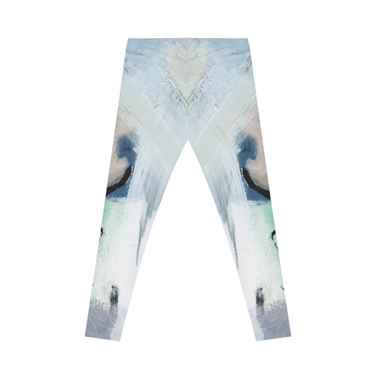 Bold Move: Leggings with abstract art print by Edie's Arts