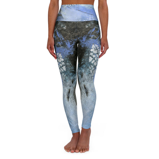 Cathedral Light: Original abstract print on yoga leggings
