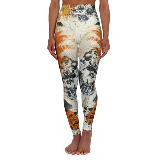 Autumn Chaos: Leggings with print by Edie's Arts