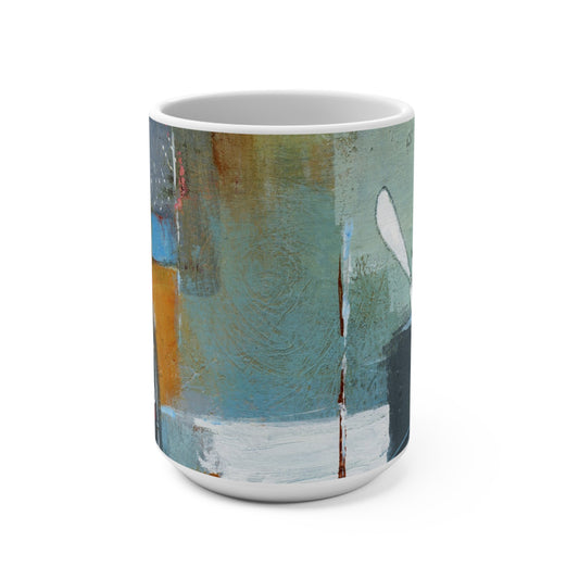 Urban Living Art Mug, Colorful Coffee Cup, Gift for Color Lovers, Home Decor, Spring Celebration