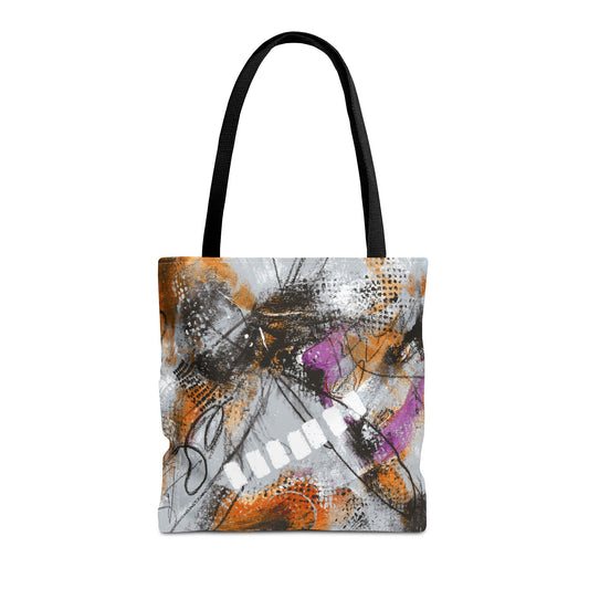 Bursting Forth : Tote Bag, Colorful Shopping Bag, Boho Chic Bag, Eco-Friendly Tote, Statement Accessory