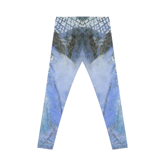 Cathedral Light: Abstract art printed leggings by Edie's Arts