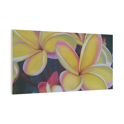 Plumeria:  Canvas Wall Art, Tropical Home Decor, Spring Decoration, Perfect Gift for Art Lovers, Floral Wall Decor