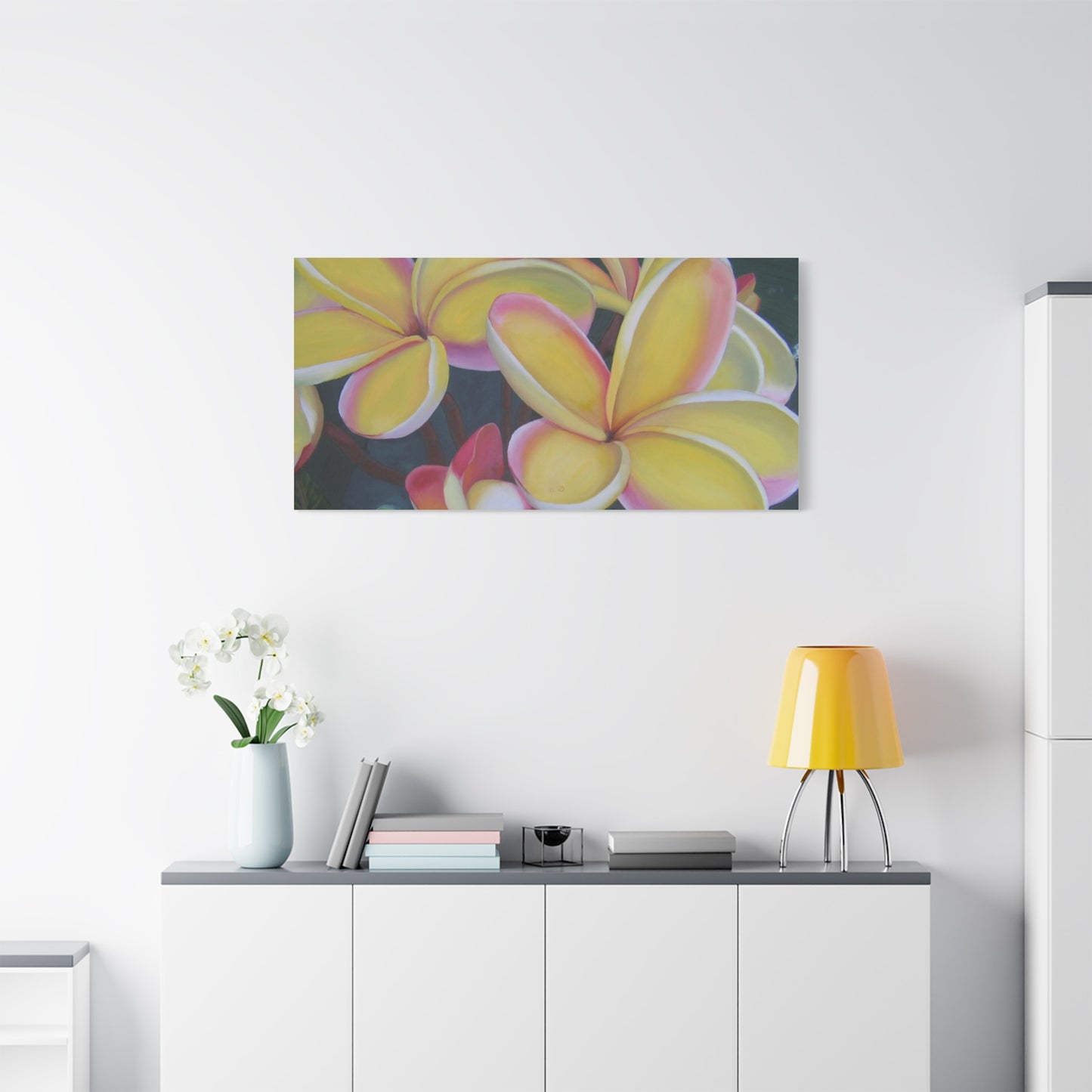 Plumeria:  Canvas Wall Art, Tropical Home Decor, Spring Decoration, Perfect Gift for Art Lovers, Floral Wall Decor