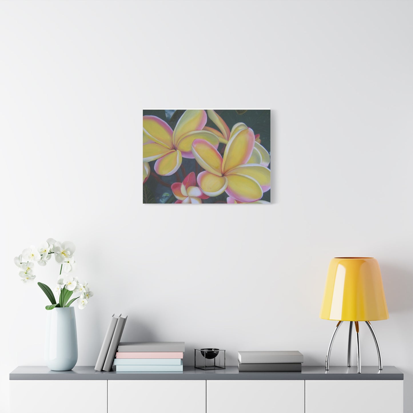 Plumeria:  Canvas Wall Art, Tropical Home Decor, Spring Decoration, Perfect Gift for Art Lovers, Floral Wall Decor
