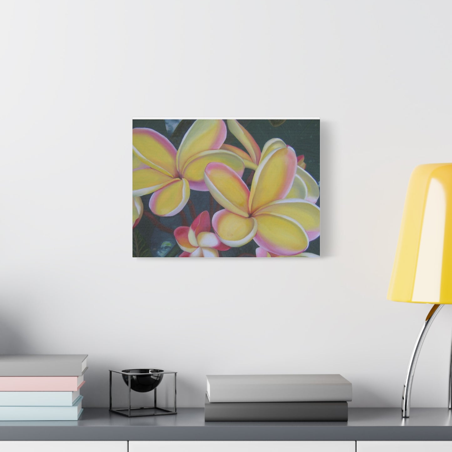 Plumeria:  Canvas Wall Art, Tropical Home Decor, Spring Decoration, Perfect Gift for Art Lovers, Floral Wall Decor