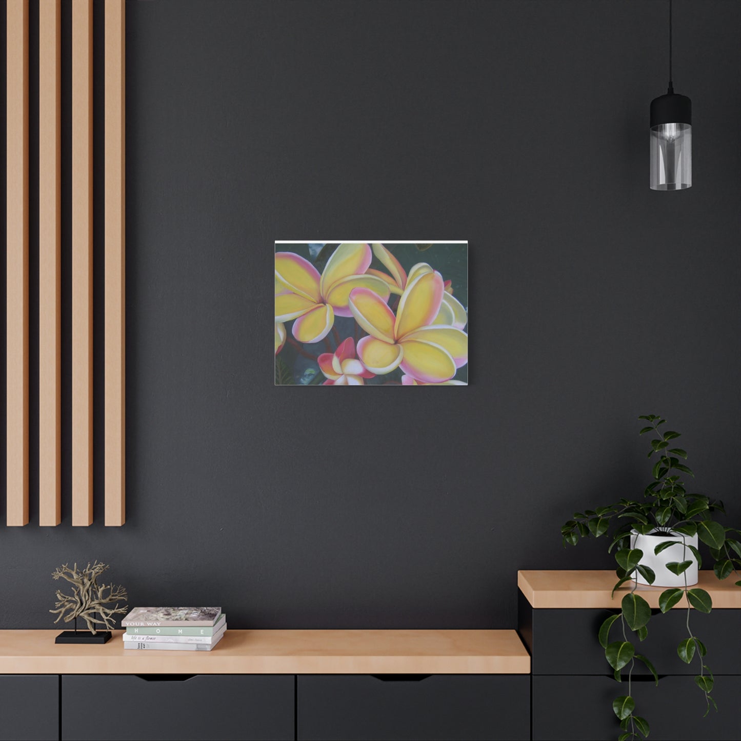 Plumeria:  Canvas Wall Art, Tropical Home Decor, Spring Decoration, Perfect Gift for Art Lovers, Floral Wall Decor
