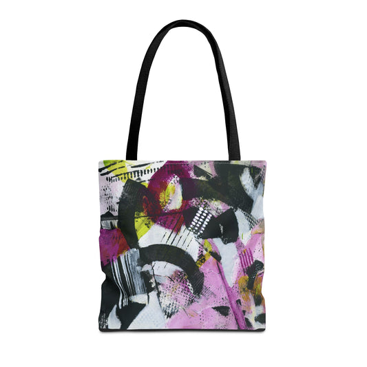 Downtown : Tote Bag, Colorful Shopping Bag, Boho Chic Bag, Eco-Friendly Tote, Statement Accessory