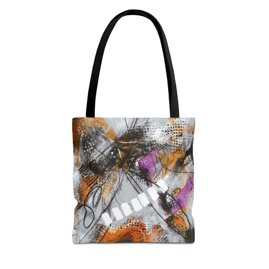 Bursting Forth : Tote Bag, Colorful Shopping Bag, Boho Chic Bag, Eco-Friendly Tote, Statement Accessory