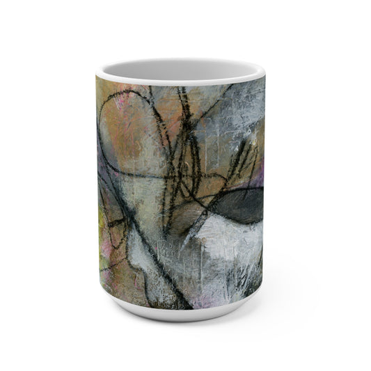 View From 30,000 Feet Art Mug, Colorful Coffee Cup, Gift for Flower Lovers, Home Decor, Spring Celebration...