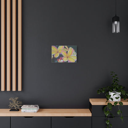 Plumeria:  Canvas Wall Art, Tropical Home Decor, Spring Decoration, Perfect Gift for Art Lovers, Floral Wall Decor