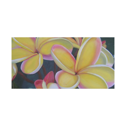 Plumeria:  Canvas Wall Art, Tropical Home Decor, Spring Decoration, Perfect Gift for Art Lovers, Floral Wall Decor