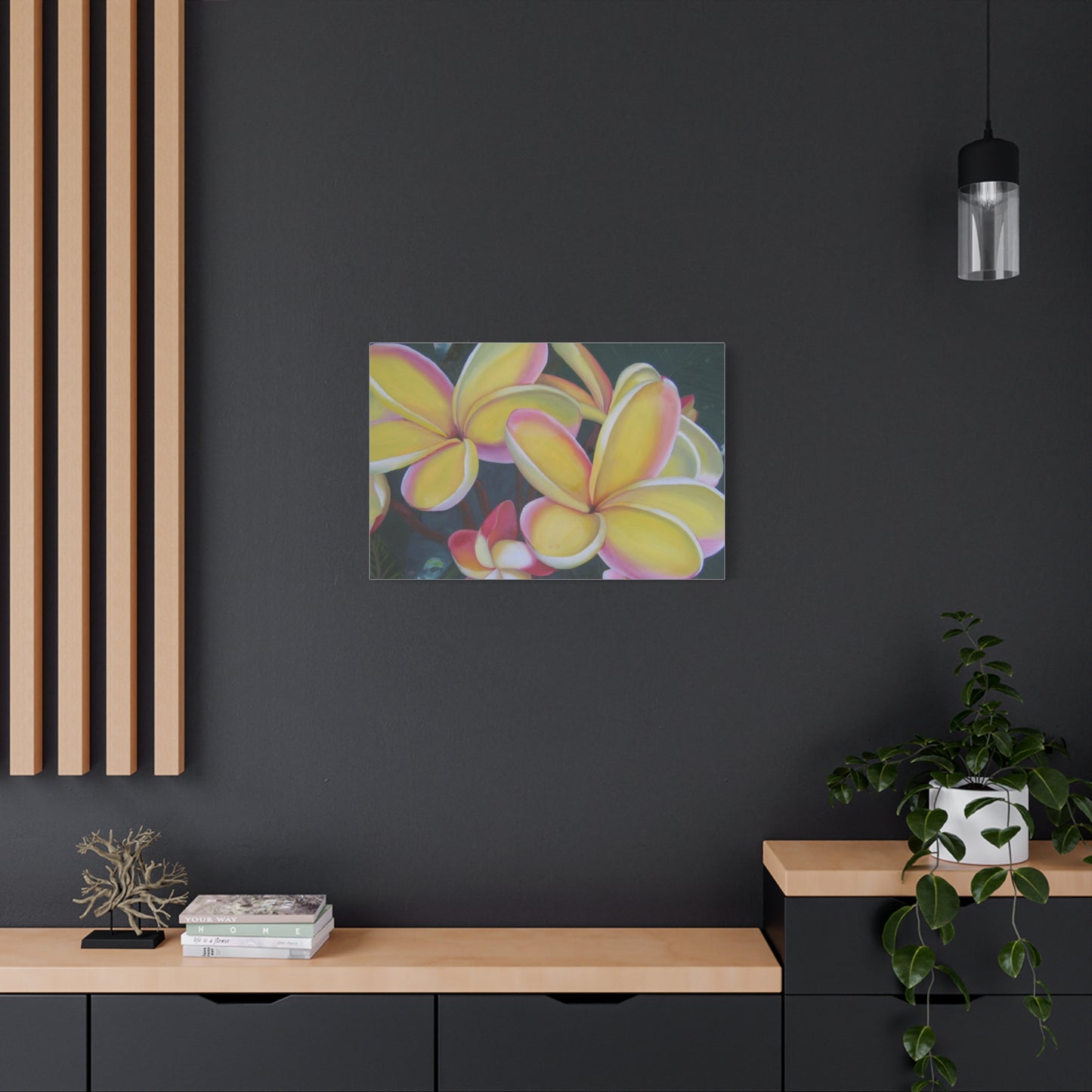 Plumeria:  Canvas Wall Art, Tropical Home Decor, Spring Decoration, Perfect Gift for Art Lovers, Floral Wall Decor