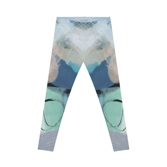Bold Move: Leggings with abstract art print by Edie's Arts